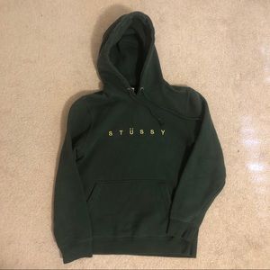 Dark Green Stussy Hoodie